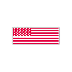 Carimbo Auto Entintado Bandeira dos Estados Unidos patriótica EUA da