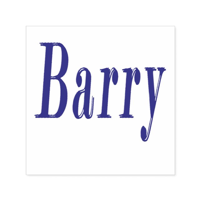 Carimbo Auto Entintado Barry, Name Logo, (Design)