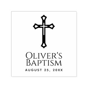 Carimbo Auto Entintado Batismo religioso Criador de Nome Personalizado