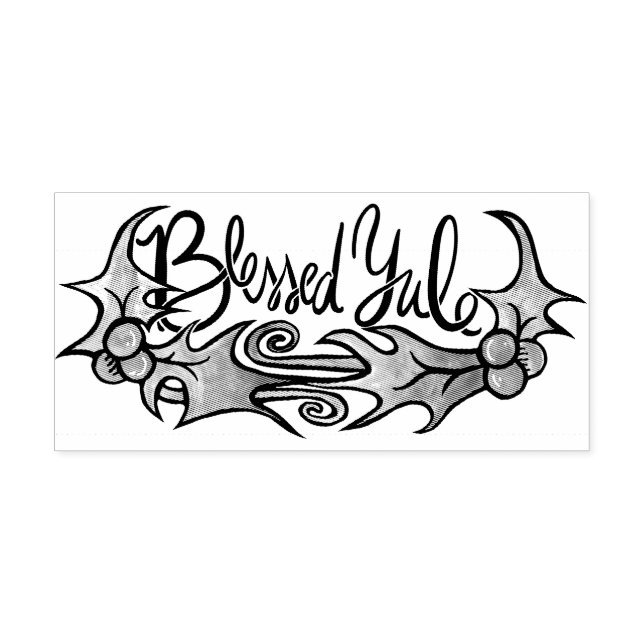 Carimbo Auto Entintado Bendê Yule (Design)