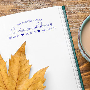 Carimbo Auto Entintado Biblioteca da Cidade Lê Adorava