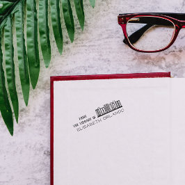 Carimbo Auto Entintado Biblioteca Personalizada Retirada À Mão Da Bibliot
