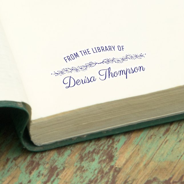 Carimbo Auto Entintado Bibliotecários de Personalizados (From the Librarians of Personalized Self-inking Stamp)