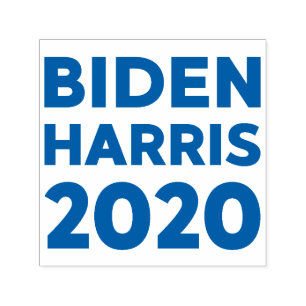 Carimbo Auto Entintado Biden Harris 2020 em negrito eleição