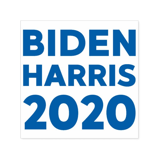 Carimbo Auto Entintado Biden Harris 2020 em negrito eleição (Design)