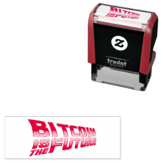 Carimbo Auto Entintado Bitcoin is the Future - Stamp / Stempel