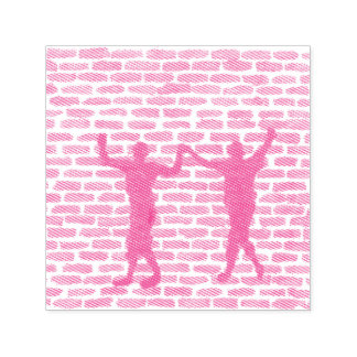 Carimbo Auto Entintado Black Magic Hollyhock by Yeshaya Dank Wood Wall Ar