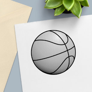 Carimbo Auto Entintado Bola de Basquete