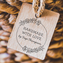 Bonita personalização feita à mão com amor