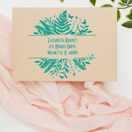 Carimbo Auto Entintado Borboletas da vegetação 