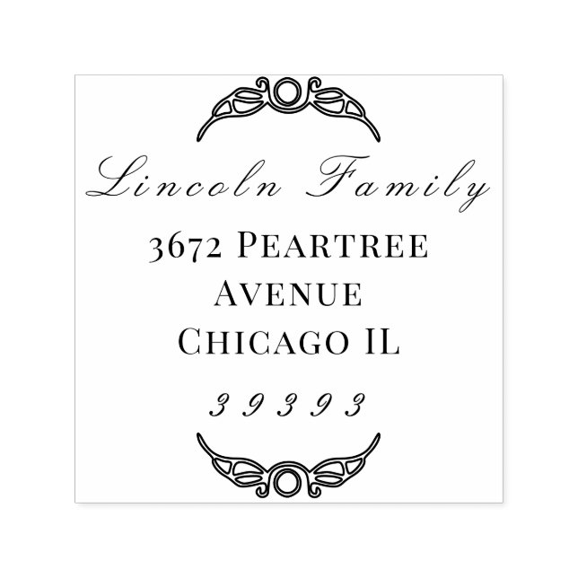 Carimbo Auto Entintado Borda Céltica, fontes de script (Design)