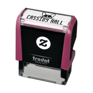 CARIMBO AUTO ENTINTADO BOSTON TERRIOR KID STAMP