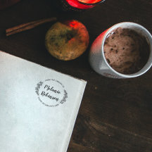 Botânica Verde-Redonda Personalizada Da Biblioteca