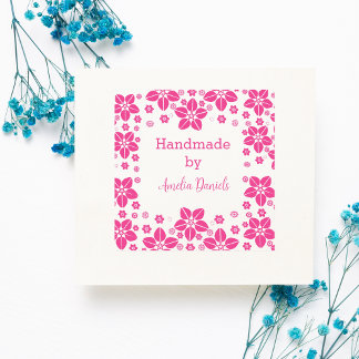 Carimbo Auto Entintado Botânico Personalizado Fabricado por