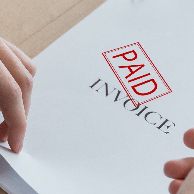 Carimbo Auto Entintado Business Paid Payment Self-inking Stamp (Criador carregado)