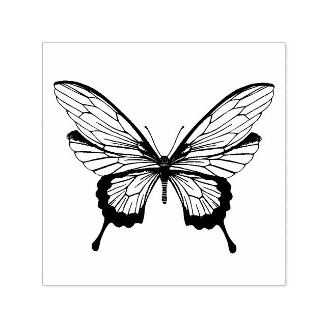 Carimbo Auto Entintado Butterfly Self-inking Stamp (Design)