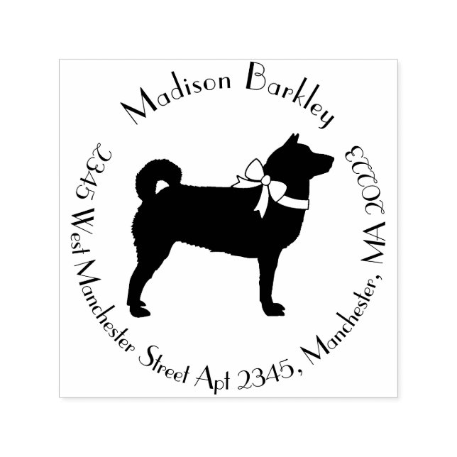 Carimbo Auto Entintado Cachorro Shiba Inu (Design)