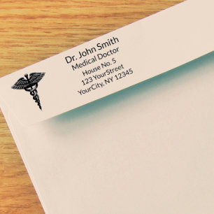 Carimbo Auto Entintado Cadubo Médico Simples Profissional Branco Preto