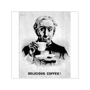 Carimbo Auto Entintado Café delicioso!