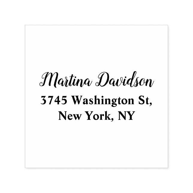 Carimbo Auto Entintado Caligrafia criativa única original (Design)