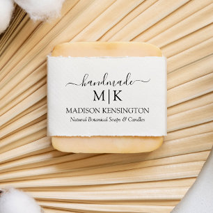 Carimbo Auto Entintado Caligrafia Monograma feito à mão ou Adicionar logo