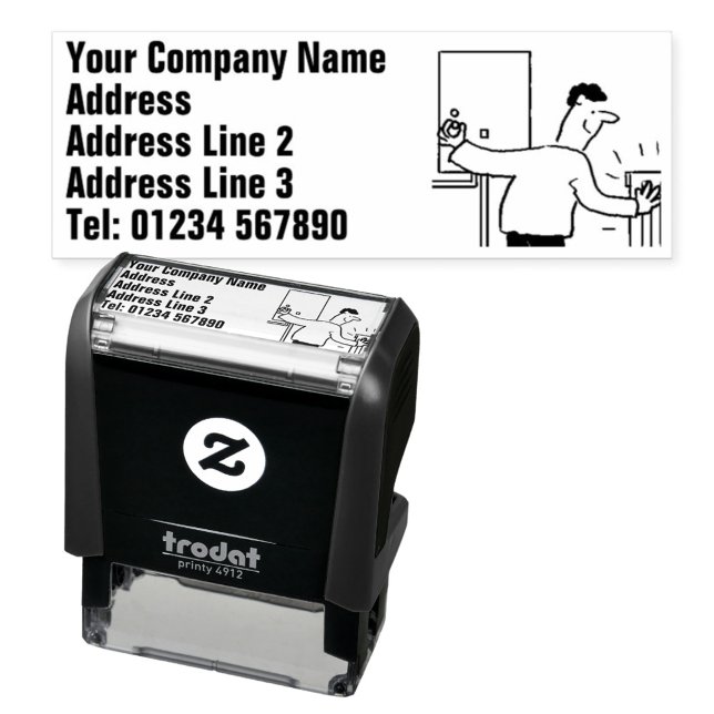 Carimbo Auto Entintado Canalização e Aquecimento (Criador carregado)