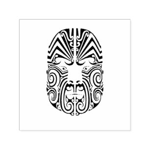 Carimbo Auto Entintado Cara tribal do tatuagem