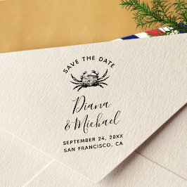 Carimbo Auto Entintado Caranguejo Náutico SALVAR A CALIBRE DE DATA