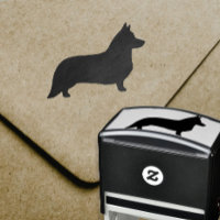 Cardigan Welsh Corgi Dog Breed Silhouette