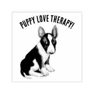 Carimbo Auto Entintado Cartaz de autopinto de cachorrinho