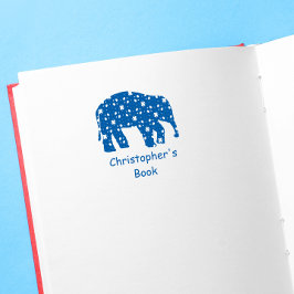 Carimbo Auto Entintado Cartaz de Borracha de Placa de Arranque de Elefant