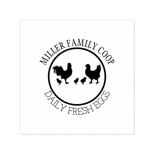 Carimbo Auto Entintado Cartonagem de ovos Personalizada Etiqueta de embal (Design)