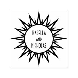 Carimbo Auto Entintado Casal Noivo Elegante Simples Vintage Anos 20