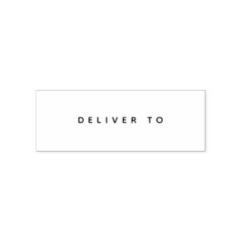 Carimbo Auto Entintado Casamento Chic Moderno Entregar a