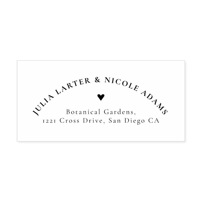 Carimbo Auto Entintado Casamento de Moldura Floral Romântica Pearl Swan (Design)