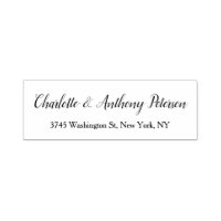 Casamento Elegante Script Criativo Preto Branco Fa