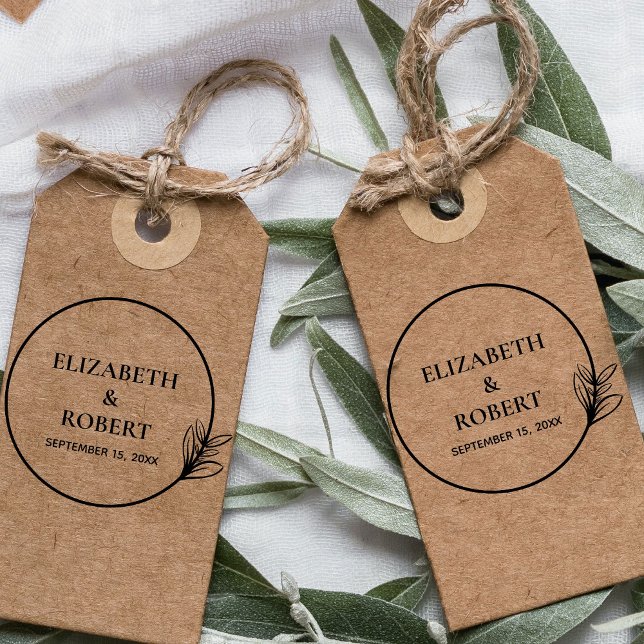 Carimbo Auto Entintado Casamento Monograma Sr. e Sra. Round Personalizada (Criador carregado)