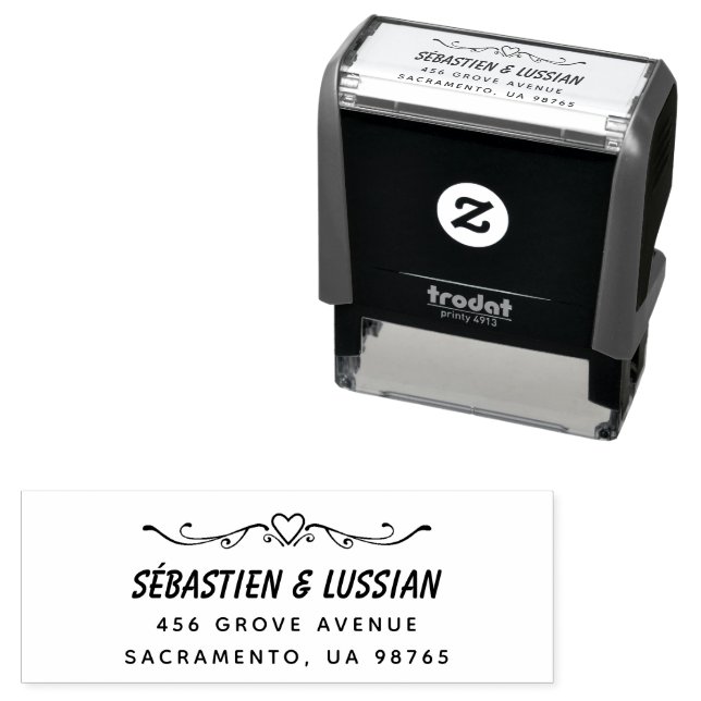 Carimbo Auto Entintado casamento simples (In Situ)