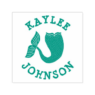 Carimbo Auto Entintado Cauda de Sereia