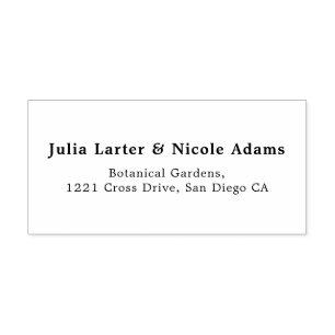 Carimbo Auto Entintado Chá de casamento da Floresta Tropical de Bougainvi