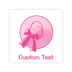 Carimbo Auto Entintado Chapéu Brimado Amplo