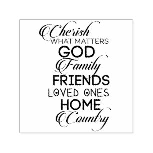 Carimbo Auto Entintado Cherish O Que Importa