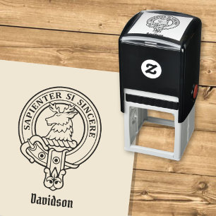Carimbo Auto Entintado Clan Davidson Crest