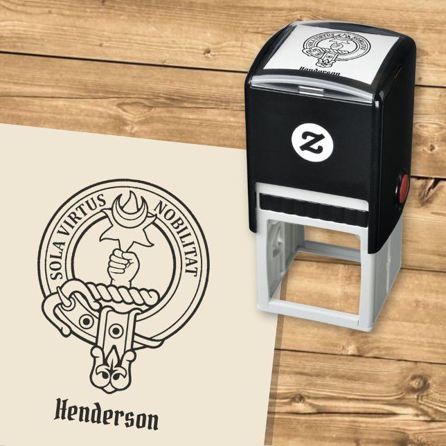 Carimbo Auto Entintado Clan Henderson Crest (Criador carregado)