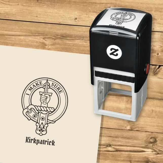 Carimbo Auto Entintado Clan Kirkpatrick Crest (Criador carregado)
