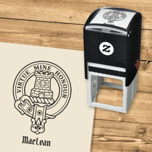 Carimbo Auto Entintado Clan MacLean Crest