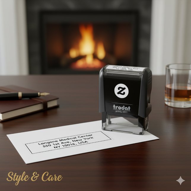 Carimbo Auto Entintado Classic Personalized Address Stamp for Envelopes (Classic Personalized Address Stamp for Envelopes)