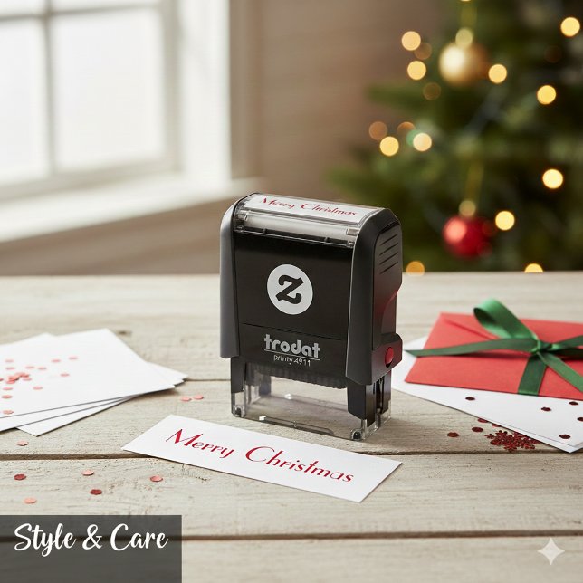 Carimbo Auto Entintado Classic Seasonal Emblem Created for (Classic Seasonal Emblem Created for Self-inking Stamp)