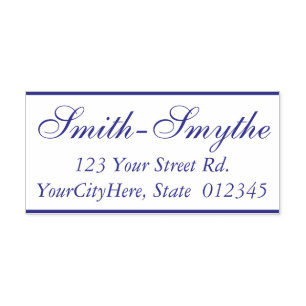 Carimbo Auto Entintado Clássico, Nome Tradicional + Endereço