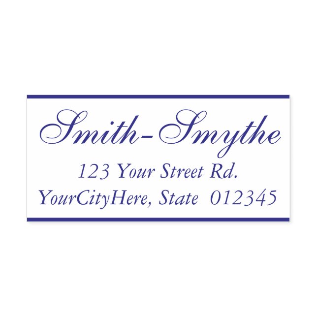 Carimbo Auto Entintado Clássico, Nome Tradicional + Endereço (Design)